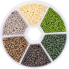 Alode 五顏六色串珠工藝DIY套組 2mm, TYPE 28, 1套