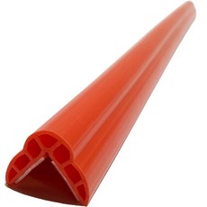 문인테크 유아용 연질 모서리 보호대 20mm, 오렌지, 2개, 1.2m