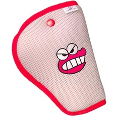 Shinchan 蠟筆小新 兒童汽車用位置調整安全帶護墊, 灰色, 1個