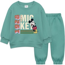 Golden Rabbit 兒童春秋款 D 媽咪與米奇 上下套裝