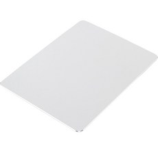 NAHARO 鋁鋼滑鼠墊 基本款, 銀色, 1個