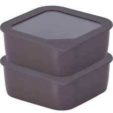 Neoflam Fika 方形陶瓷保鮮盒 森林灰 900ml, 2個