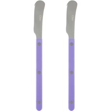 MAISON OBJET Sierre Parfait 奶油刀, 紫色, 2個