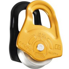 PETZL PARTNER 緊湊型作業滑輪 AP-P52A, 1個, 黃色