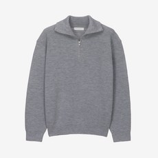 Mind Bridge 男款素色半拉鍊式長袖針織衫 MXKT7126