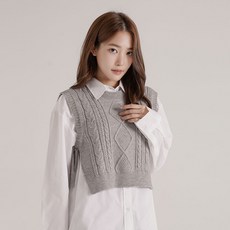 Gembling 女款短版圓領針織背心
