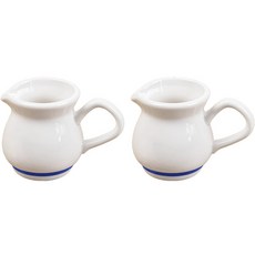 SyracuseCHINA 楓糖漿陶瓷醬料罐 70ml, Line Blue, 2個