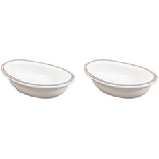 Syracuse CHINA 楓葉橢圓醬料碗 10cm, 舒適灰, 2個