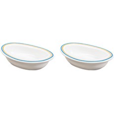 Syracuse CHINA 楓葉橢圓醬料碗 10cm, 舒適藍, 2個