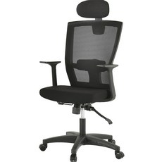 지엠퍼니처 켈빈 메쉬 컴퓨터 사무용 의자, 셀틱 단럭킹(대) 블랙, 1개