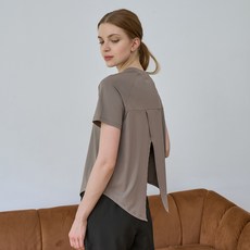 nokjok 女款Rafren開衩短袖T恤