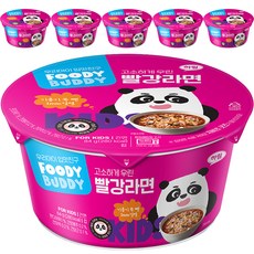 foodybuddy 紅色杯麵 84g, 6入