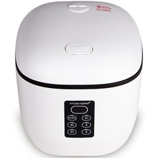 KITCHEN FLOWER 電子保溫電鍋 3~4人份, 黑色 + 白色, KCT-MC015KP