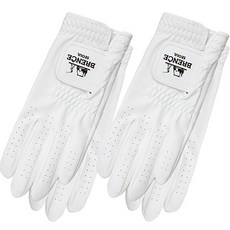 BRENCE 女款SEOUL合成皮高爾夫手套 雙手用, 黑色, 2組