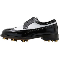 女款 Maison Marcelan Golf 經典翼紋混合鞋底亮面高爾夫球鞋 W1722103