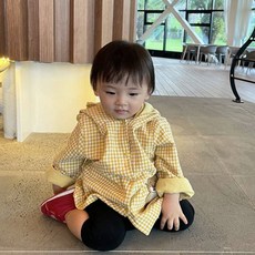 JOYMULTI 幼兒黃色小熊雙面連帽夾克