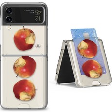 쏭스디자인 투명 카드 포켓 휴대폰 케이스