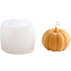 Dapumda 萬聖節南瓜蠟燭矽膠模具, E款