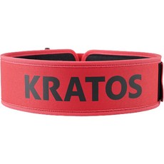 KRATOS EVA 魔鬼氈健身腰帶 紅色, 1個