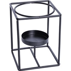 앤프리스 원형 미니 양초 홀더, 블랙(5)