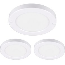 WONHA 固定型燈具邊緣圓形LED直燈 15W 167*18mm, 白色（日光）, 3個