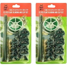 화분월드 식물고정집게 18p + 타이 13p 세트, 2세트