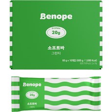 BENOPE 綠茶蛋白棒 10條, 600g, 1個
