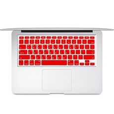 맥북 키보드 프로 16.2 키스킨 A2485, 레드, 1개