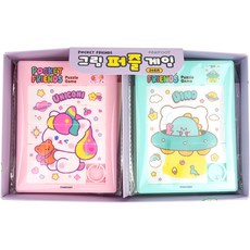 Pinkfoot 可愛動物益智拼圖遊戲板 2款 各10入, 單品, 1組
