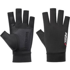 ETUDIER 防滑半指手套 雙手組, 黑色