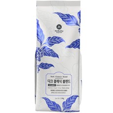 McNulty Coffee 經典黑咖啡混合咖啡豆, 1包, 1kg, 無研磨咖啡豆
