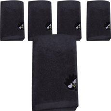 산리오 캐릭터즈 세면타올 170g pani-ys-0801, 다크그레이, 5개