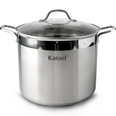 Kassel 電磁爐 Ruban 不鏽鋼湯鍋 17L, 30cm, 1個, 混合色