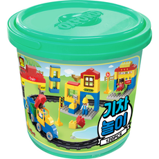 OXFORD TOY 第一名積木 火車遊戲 2792 120p, 1個, 混合顏色