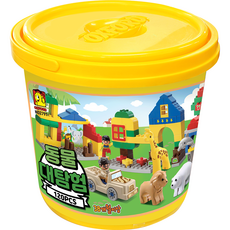 OXFORD TOY No.1積木 動物大探險 NO2791 120p, 1套, 混合色