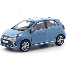 WELLY Kia全新Morning迷你車, 藍色, 1個