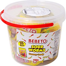 BEBETO 酸爆蟲蟲造型軟糖 35包, 630g, 1個