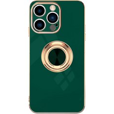 유스픽 골드 엣지링 휴대폰 케이스