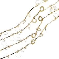 Arode簡約日常亮點鍊條DIY珠子 1m, 07型, 1個