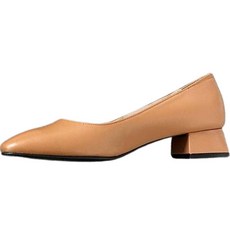 콤마슈 여성용 데일리 스퀘어 펌프스 BK3002