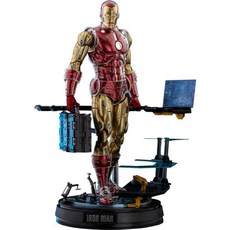 Hot Toys 漫威漫畫1/6鋼鐵人豪華版起源系列收藏公仔, 1個