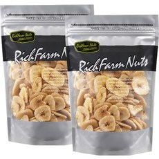 RichFarm Nuts 香蕉脆片, 600g, 2個