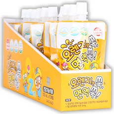 BeBeMorin 淘氣小企鵝聯名Immune孩童鋅補充能量飲 橘子口味, 100ml, 10包