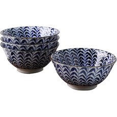 모리 대접, 4개, 블루