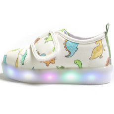 FROM'BEBE 兒童動漫動物圖案LED魔鬼氈運動鞋