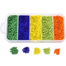알로데 캔디팝 비즈 2mm 반지 DIY 키트, TYPE 05, 1세트
