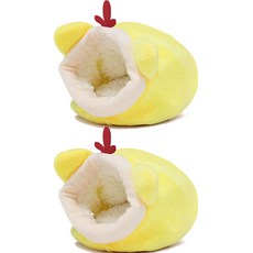 G&Y 倉鼠柔軟溫暖藏身處小袋, 2個, 黃色