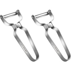 Kitchen-Art Beni不鏽鋼馬鈴薯削皮刀, 混合顏色, 2個