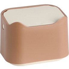 LKH 貓咪便便防臭迷你垃圾桶, 深米色