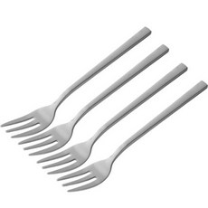 韓國 ZEN La Vont 茶叉, 4個, 銀色